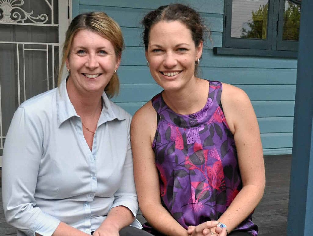 JOBS CRISIS: Vicki Findlay and Nicole Kane from Temp Solutions note Warwick’s plight.